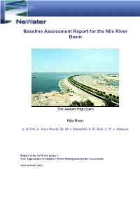 Baseline Assessment Report for the Nile River Basin