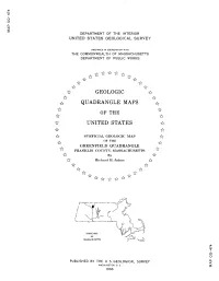 Geologic Quadrangle Maps United States