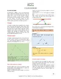 MSG.09.Plane Geometry.Pdf
