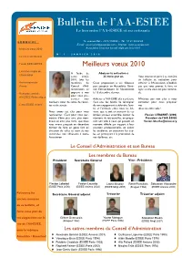 Bulletin De L'aa-ESIEE