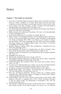 Chapter 1 the Traffic in Obscenity