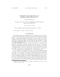 Recent Cleo Results on Hadron Spectroscopy∗