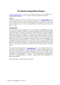 The Medical Algorithms Project