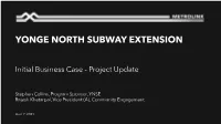 Yonge North Subway Extension