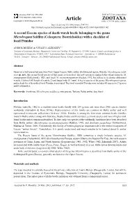 Coleoptera: Bostrichoidea) with a Checklist of Fossil Ptinidae