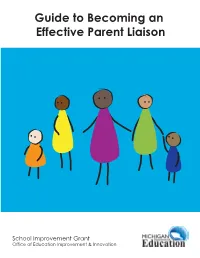 Guide to Becoming an Effective Parent Liaison