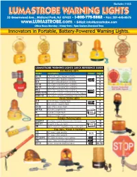 Lumastrobe Warning Lights Strobe