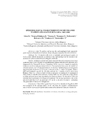 Epidemiological Characteristics of Brucellosis in Sheep and Goats in Bulgaria: 2005–2008