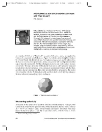 Measuring Sphericity a Measure of the Sphericity of a Convex Solid Was Introduced by G
