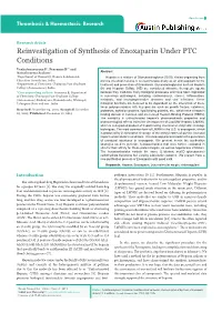 Reinvestigation of Synthesis of Enoxaparin Under PTC Conditions