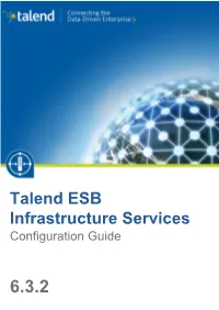 Talend ESB Infrastructure Services Configuration Guide