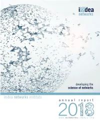 2018 Annual Report PDF: IMDEA Networks Institute File Download