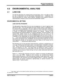 4.0 Environmental Analysis