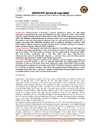 Difficult Gallbladder Surgery, Improving Patient Outcomes Through Appropriate Surgical Decisions