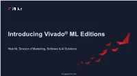Introducing Vivado ML