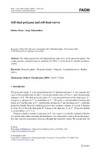Self-Dual Polygons and Self-Dual Curves, with D. Fuchs