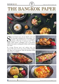 The Bangkok Paper