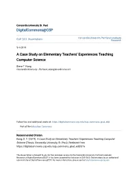 A Case Study on Elementary Teachers' Experiences Teaching
