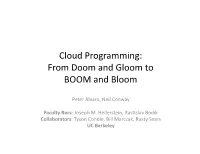 From Doom and Gloom to BOOM and Bloom