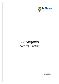 St Stephen Ward Profile
