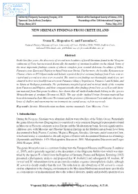 New Sirenian Findings from Crete Island