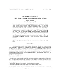 Public Memory, History, and the Global in an Age of Terror