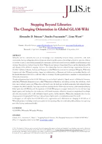 The Changing Orientation in Global GLAM-Wiki
