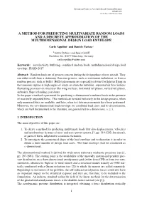 A Method for Predicting Multivariate Random Loads and a Discrete Approximation of the Multidimensional Design Load Envelope