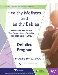 Detailed Program