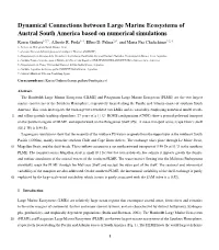 Dynamical Connections Between Large Marine Ecosystems of Austral South America Based on Numerical Simulations Karen Guihou1-2,7, Alberto R
