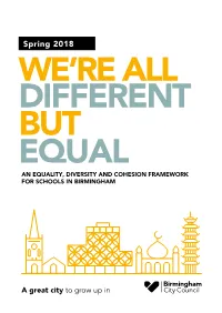 Equality, Diversity and Cohesion Framework for Schools in Birmingham