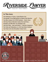 In This Issue