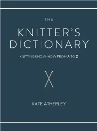 Knitter's Dictionary