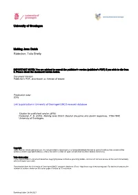 Making Jews Dutch: Secular Discourse and Jewish Responses, 1796-1848