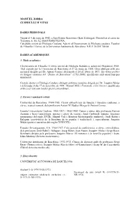 Manuel Jorba Curriculum Vitae