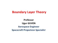 Boundary Layer Theory