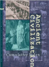 Cumulative Index