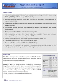 Quarterly Report