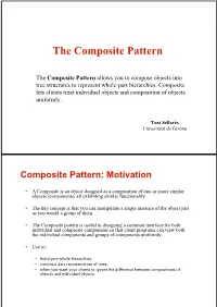 The Composite Pattern
