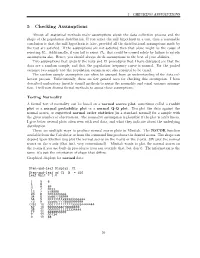 5 Checking Assumptions