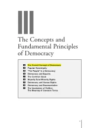 Elements of Democracy