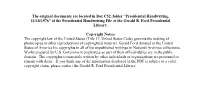 Memo, Jim Connor to Max Friedersdorf