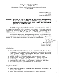 Minutes of the 8Th Project Implementation Review Committee