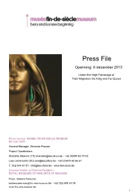 Press File Openning: 6 December 2013