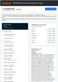 TRANSPEAK Bus Time Schedule & Line Route