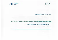 Cm Conclusions Report