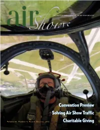 Convention Preview Solving Air Show Traffic Charitable Giving
