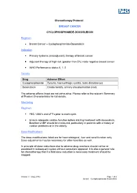 Cyclophosphamide-Doxorubicin Ver