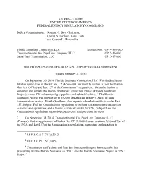 State Authority Undermined Attachment 7, FERC Order Issuing Certificates to Sabal Trail Transmission, LLC, FERC Docket