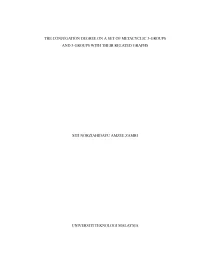 The Conjugation Degree on a Set of Metacyclic 3-Groups and 5-Groups with Their Related Graphs